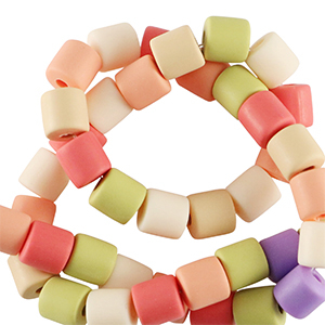 Polymeer kralen 6mm Multicolour