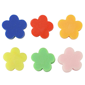 Polymeer kralen bloem 10mm Multicolour