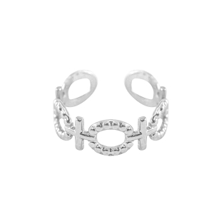 Roestvrij stalen (RVS) Stainless steel ringen Zilver