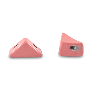 Tile beads driehoek Lantana pink