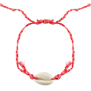 Trendy armbanden kauri Red-pink