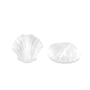 Acryl kralen schelp Transparent