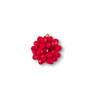 Top facet hangers tussenstuk 16mm Red