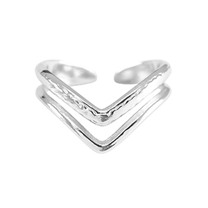 Roestvrij stalen (RVS) Stainless steel ringen Zilver