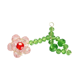 Top facet hangers bloem Gold-pink red