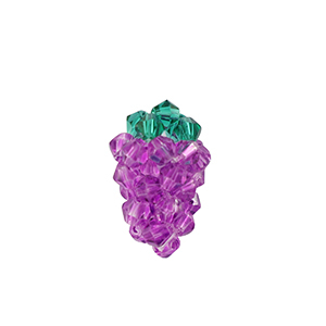Top facet hangers druif Purple-green