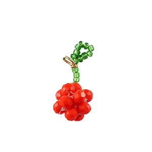 Top facet hangers aalbes Gold-red green
