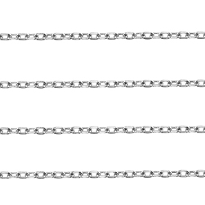 Roestvrij stalen (RVS) Stainless steel onderdelen jasseron ankerketting Silver