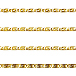 Roestvrij stalen (RVS) Stainless steel onderdelen jasseron twist Gold