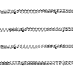 Roestvrij stalen (RVS) Stainless steel onderdelen jasseron Silver