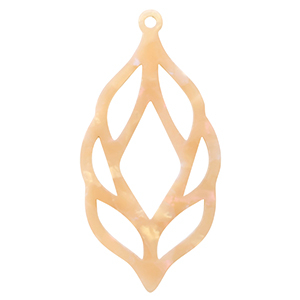 Resin hangers Peach blush opal