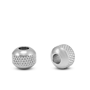 Roestvrij stalen (RVS) stainless steel kralen 8mm Silver