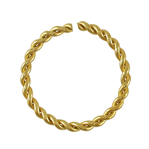 Roestvrij stalen (RVS) stainless steel onderdelen buigring Gold