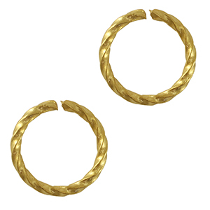Roestvrij stalen (RVS) stainless steel onderdelen buigring Gold