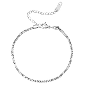 Roestvrij stalen (RVS) Stainless steel armbanden Silver