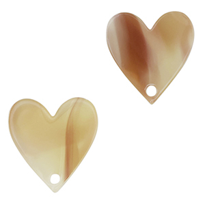 Resin hangers hart Beige