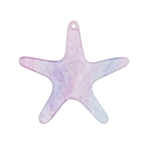 Resin hangers zeester Purple