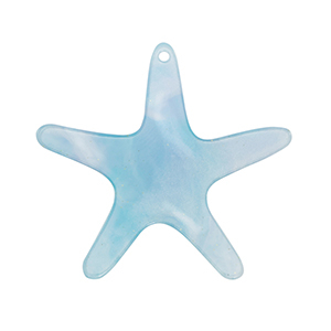 Resin hangers zeester Blue
