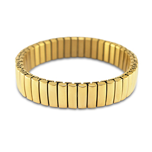 Roestvrij stalen (RVS) stainless steel armbanden Gold