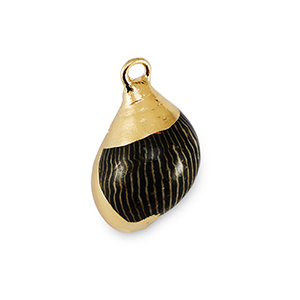 Schelp hangers specials Anthracite-gold