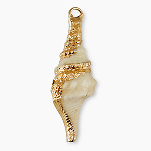 Schelp hangers specials Wulk Beige-gold