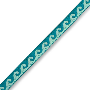 Lint met tekst waves Turquoise-blue