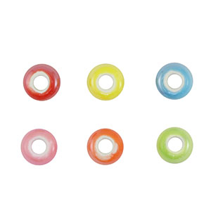 Kralen keramiek rondellen Multicolour