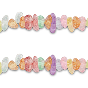 Chip stone kralen kwarts Transparent multicolour