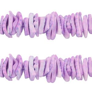 Schelp kralen chips Purple