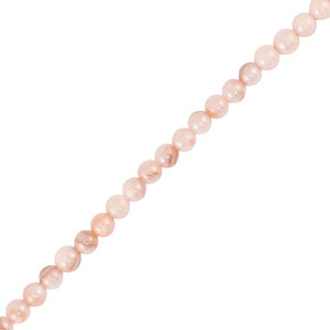 Schelp kralen rond Pink