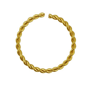 Roestvrij stalen (RVS) stainless steel onderdelen buigring Gold
