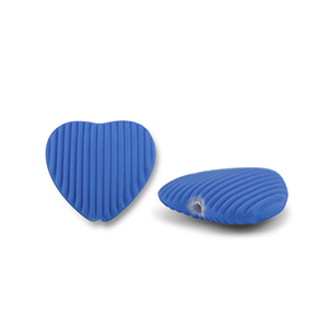 Acryl kralen hart Blue