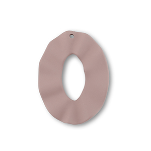 Acryl hangers ovaal Taupe brown