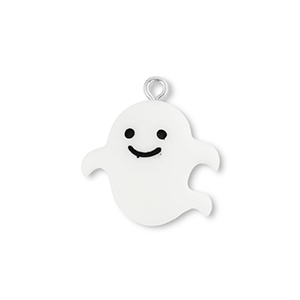 Resin hangers spook White-black
