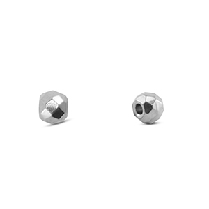 Roestvrij stalen (RVS) stainless steel kralen Silver