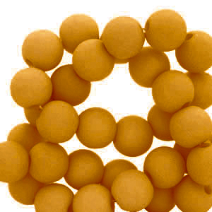 4 mm acryl kralen Light cognac brown