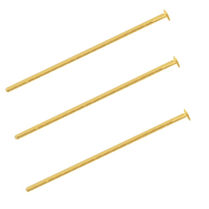 DQ metaal nietstift 25mm Goud (nikkelvrij)