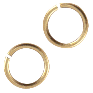 DQ metaal buigring 4.5mm Antiek brons (nikkelvrij)