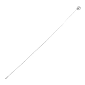Onderdelen DQ metaal nietstiften met bolletje 50mm Licht zilver (nikkelvrij)&nbsp;