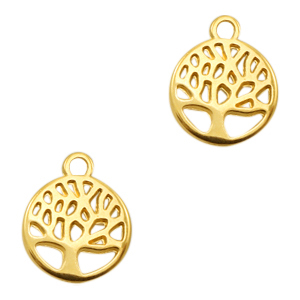 Bedels DQ metaal  tree Goud (nikkelvrij)