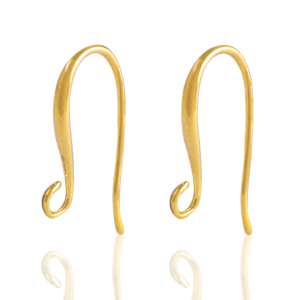 Onderdelen DQ metaal oorbellen / oorhangers Goud (nikkelvrij)