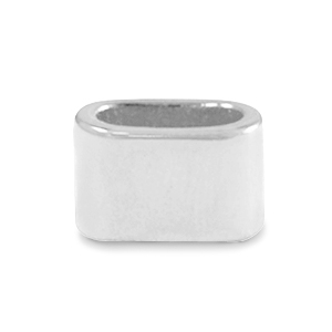 Schuivers DQ metaal &Oslash;10mm Antiek zilver (nikkelvrij)