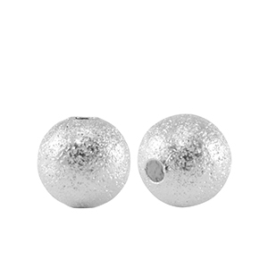 Kralen DQ metaal 6mm Antiek zilver (nikkelvrij)