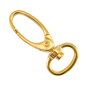 Onderdelen DQ metaal sleutelhanger 41mm Goud (nikkelvrij)