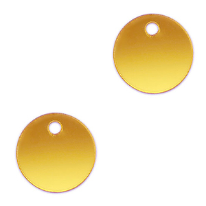 Statement hangers 16mm Metallic yellow