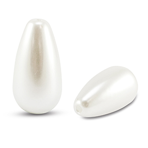 Imitatie zoetwaterparels druppel White