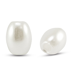 Imitatie zoetwaterparels rice White