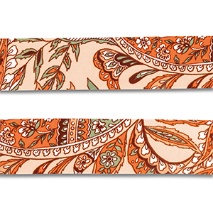 Bandana bloem en blad Orange