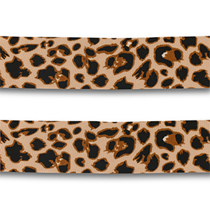 Bandana luipaard Beige-brown-black