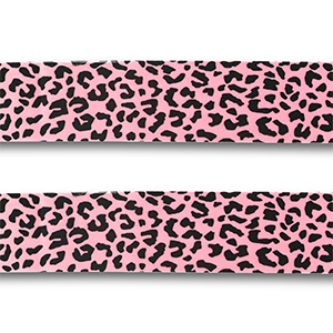 Bandana luipaard Pink-black